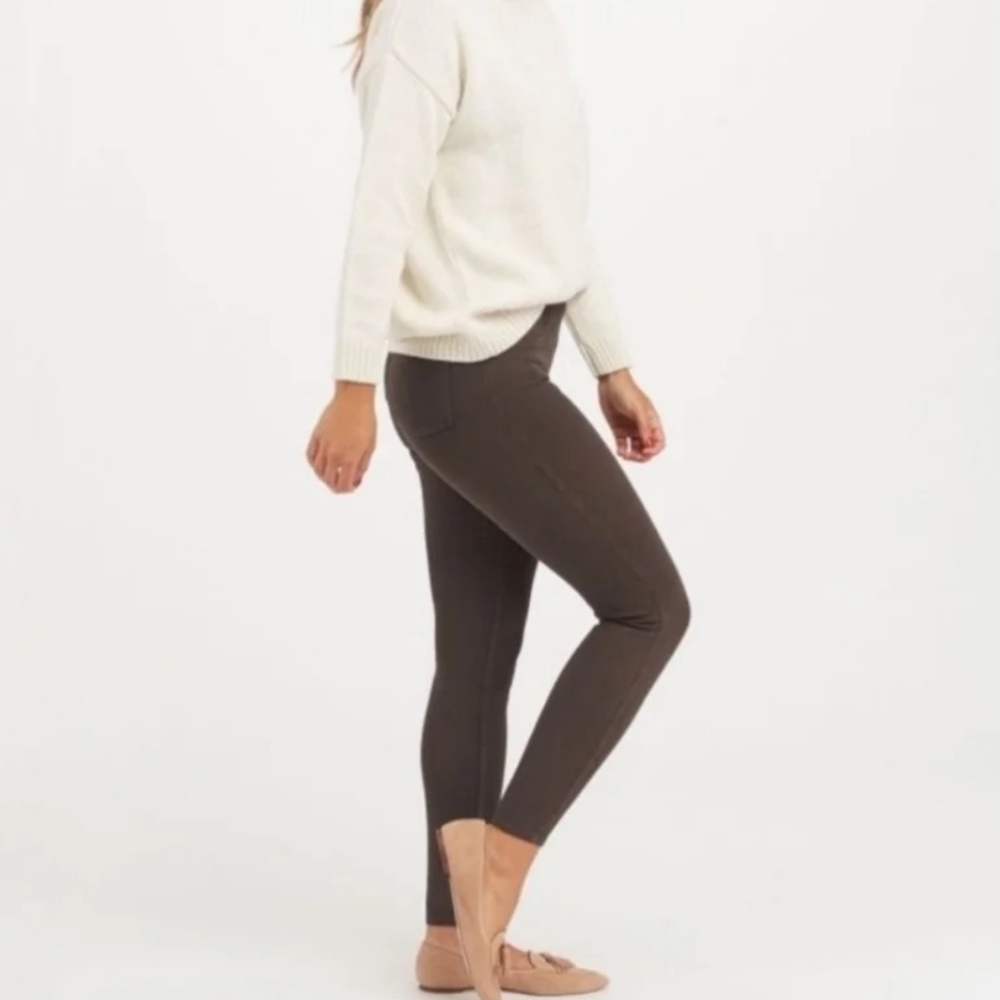 Spanx Dark Brown / Olivish Leggings